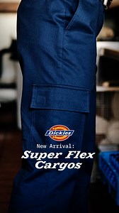 New Fall Work Staple New Women’s Super Flex Cargo Pants are perfect for your fall wardrobe. The pants are crafted from stretchy fabric that lets you bend, crouch, and move comfortably while keeping its shape for long-lasting style. | Dickies