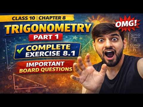Class 10 Maths Chapter 8 Trigonometry | Exercise 8.1 Full Solution | Part 1 | sid simplifies