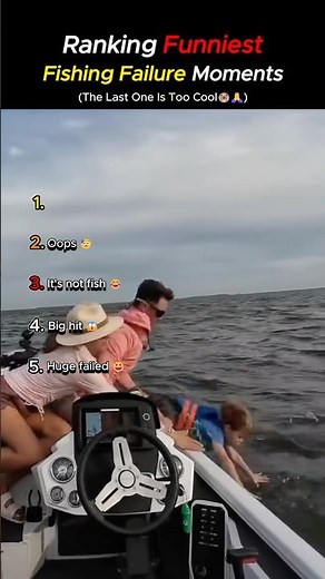 Ranking the Funniest Fishing Fails That Got Out of Control 🎣😂 #shorts #viralvideo #funny