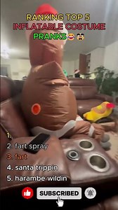 Ranking Top 5 Inflatable Costume Pranks😂🥸