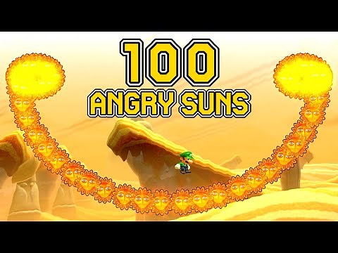 What Happens If You Glitch 100 ANGRY SUNS Into ONE LEVEL?