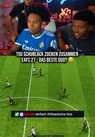 Das neue beste Duo?! Tisi SchuBlack spielen EAFC 27! 😂⚽️ @Niklas-Wilson @sidney🥷🏾 @Tisi Schubech #niklaswilson #sidney #eafc #tisi #fyp