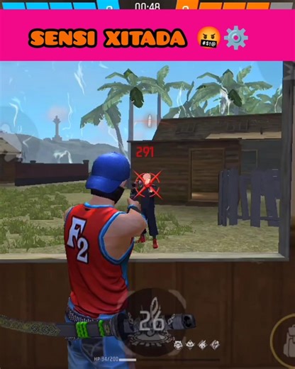 melhor Sensibilidade para subir capa depois da atualização || mira gruda na cabeça 🤬💔...