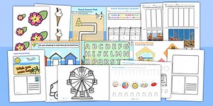 Seaside and Summer Fine Motor Skills Activity Pack
