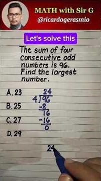 The sum of odd and even numbers #mathematics