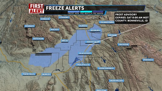 First Alert Weather Weekend; frost advisory for Saturday morning - Local News 8