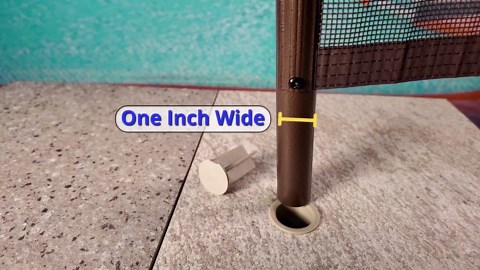Pool Fence Caps – Tan 25 Pack of 1-Inch Pool Fence Hole Caps – Fits Deck Sleeve Holes for Removable Safety Systems – Durable Plug Covers for Pool Barrier Installations – Compatible with Most Systems