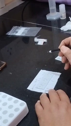 double diffusion process in Lab 🧪#lab#science #biotechnology #gkp#mgug