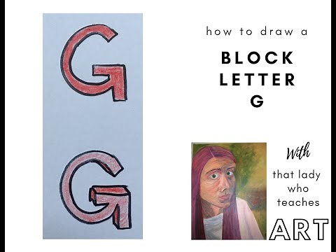 How to Draw a Block Letter G