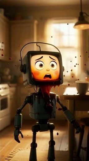 When you need coffee but you're a robot 🤖☕️#shorts