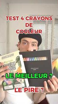 TESTING 4 COLORED PENCILS (which is the best, which is the worst?) #drawing #comedy #review