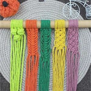 5 Beginner Macrame Knots Tutorial #viralvideo #macrame #diy #shortvideo #viral #knitting #handmade | Hobby Knitting Decoration Ideas
