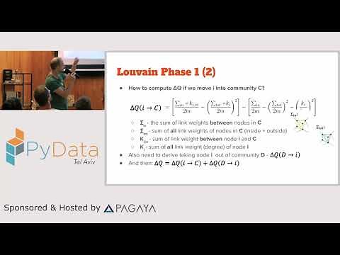 Community detection in graphs (Alex Levin, PyData TLV - Oct 21)