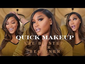 Quick MakeUp step by step beginner Level