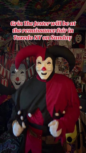 Grin The Jester at Renaissance Fair in Tuxedo NY Sunday
