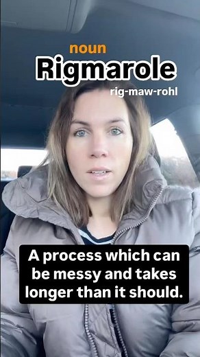 Rigmarole #englishspeaking #englishspeaking #vocabulary #learnenglish #grammar #english #ielts