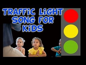 🚦🎵 Traffic Light Song – Fun Learning Song for Preschoolers! 🟢🟡🔴