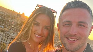 Sam Burgess' girlfriend given shocking baby shower cake