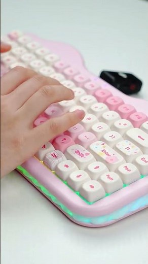 YUNZII C75 Wireless Mechanical Keyboard Review 🍰 | Cute, Custom & Creamy Typing Experience!