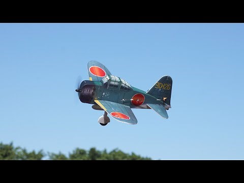 MinimumRC A6M5 Zero Q-series 320mm micro 4ch RC aircraft kit Legendary WW2 fighter!