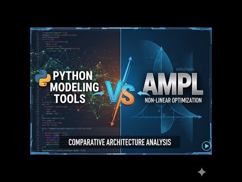 PythonモデリングツールとAMPLの非線形数理最適化における比較アーキテクチャ分析