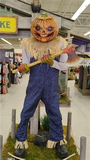 Spirit Halloween 2026 pumpkin punisher demo #animatronics #halloween #spirithalloween #horror