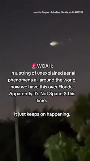 Inexplicable Aerial Phenomena Over Florida