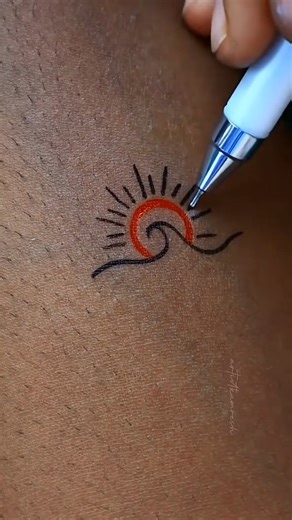 sea sun tattoo art #tatto_artist2 #Roman | Tatto Artis