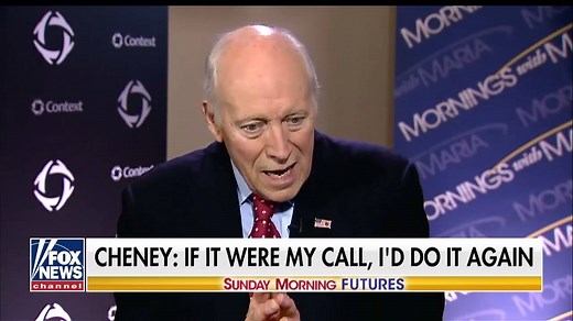 226K views · 169 shares | "I'm not one of those people who calls it torture. An awful lot of people do... It worked." Speaking to Maria Bartiromo, former Vice President Dick Cheney defended enhanced interrogation techniques. https://fxn.ws/2jSE621 | Fox News | Facebook