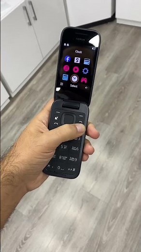 The NOKIA 2660 Flip offers a dual-screen experience for added functionality. #nokia #tech #nokiafans