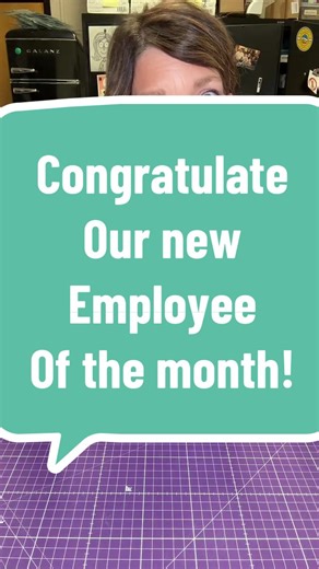 The votes are in, and we have crowned our new employee of the month! No, it is not Miss Early because she is not an inanimate object! #library #librarian #librarytiktok #employeeofthemonth #funny