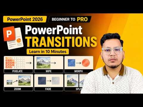 PowerPoint Transition Tab Complete Class in Hindi | Animation & Effects Explained | The Coding Box