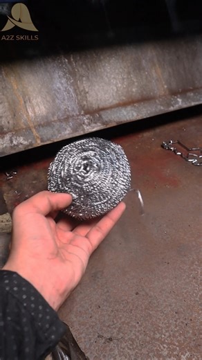 30K views · 277 reactions | Learn how to create your own metal scrubber from scratch with this easy-to-follow DIY tutorial. Making your own metal scrubber can be a fun and rewarding project, and it's a great way to save money on cleaning supplies. In this video, we'll show you the step-by-step process of creating a metal scrubber from scratch, using simple and readily available materials. #Scrubber #METALScrubber #manufacturing #satysfying #cleaning | A2Z Skills | Facebook