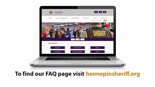 We’ve received a lot of questions about our mission and federal work. For accurate information, visit our FAQ page on our website. Visit www.hennepinsheriff.org, About, What we do, then scroll down to FAQ: HCSO Mission and Federal Work. This video shows you where to find it. | Hennepin County Sheriff's Office