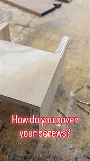 Ryan Suchy on Instagram: "Three ways to send it and stick it 👇🪵 1. The ol’ “full send screw through the board” (simple, honest, gets the job done). 2. Countersink → screw → hide it like it owes you money with a dowel cap and flush trim (clean, classy, undercover boss energy). 3. Countersink + plug cutter tag team for that chef’s-kiss wooden fastener finish (extra points for bragging rights and fiber-matched drip). Alright fam, sound off—which method is your fave?! Team easy? Team sneaky clean?