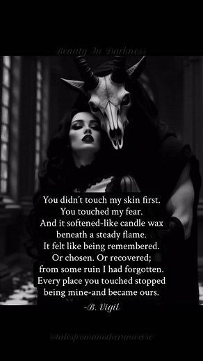 #bvigil #bvigilauthor #love #darklove #poetry #darkpoetry #darkquotes #darkart #darksouls #darkness #blackandwhite #poetrylover #poetrylovers #fyp Colab with @talesfromanotheruniverse | Beauty In Darkness, by B. Vigil