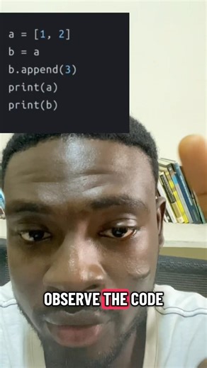 Python variables don’t store values. They reference objects. #Python #Programming #LearnPython