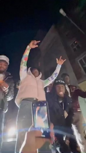 welcome on Instagram: "Uzi shooting “Just Wanna Rock” music video in the streets of NYC tonight"