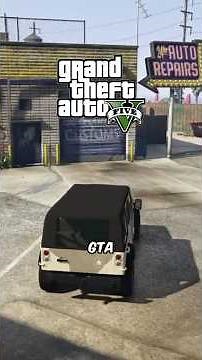 What happens if you put a military vehicle in Pay 'n' Spray? #gta #gtaonline #gtaonly