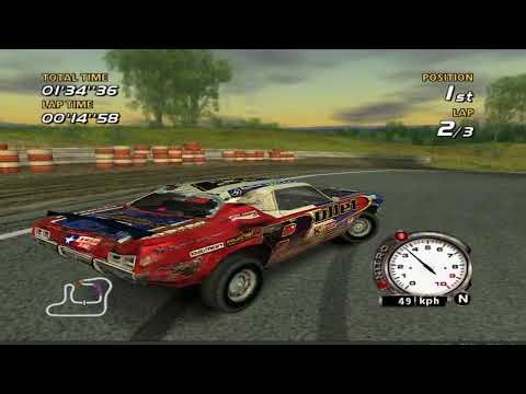 Flatout Gameplay PS2 UHD [4K60FPS]
