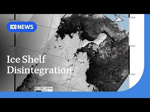 Satellite images reveal disintegration of the Conger-Glenzer ice shelf in east Antarctica | ABC News