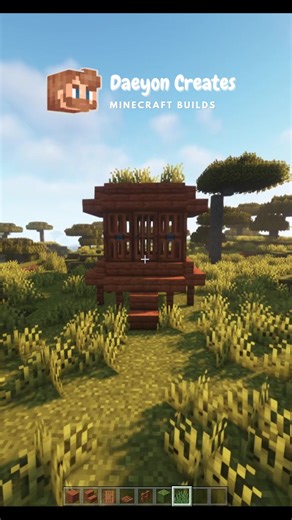 Minecraft Acacia Trapdoor Starter Home Tutorial