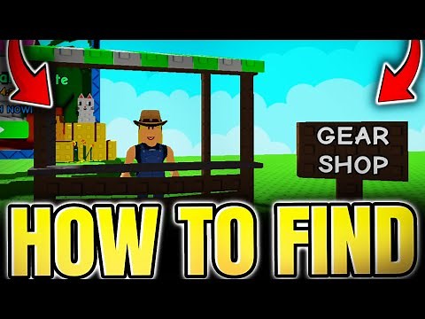 How To FIND GEAR SHOP LOCATION In Grow A Garden Roblox (QUICK & EASY) 2025