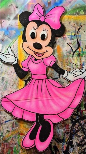 Minnie mouse painting #minnie #mouse #art #painting