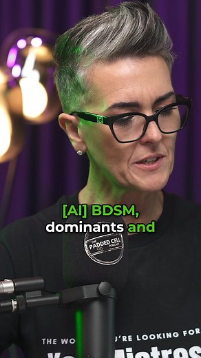 35K views · 525 reactions | This is a scary practice! AI Dominance and submission. We go in depth in ep 107 out today! Linktr.ee/thepaddedcellpodcast #bdsm #dominatrix #extreme #artificialintelligence #aitakeover #digitalpartner #ethical #AIgirlfriend | The Padded Cell Podcast | Facebook