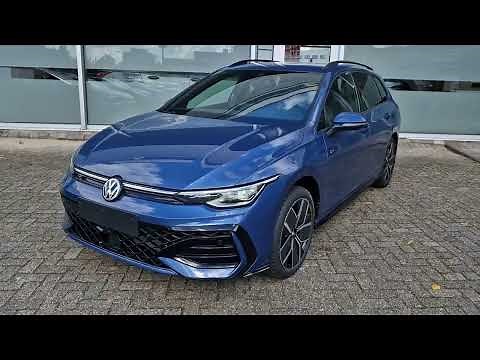 2024 Volkswagen Golf Variant MK 8.5 R-Line Edition in Anemone Blue Walk around in 4K 18" Leeds