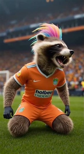 This Raccoon's Ball Control Is Insane #soccer #worldcup #skills #athlete #fifa