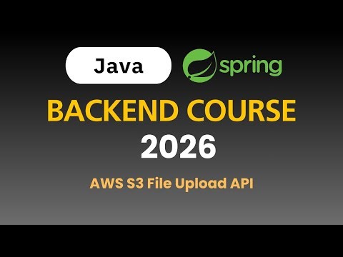 9. AWS S3 Video Services and Controllers | Testing Video APIs in Postman