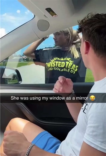 Interesting car window mirror#prank #fpy #interesting #usa #car