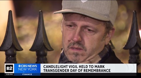 Trans Day of Remembrance marked at NYC's Stonewall National Monument with candlelight vigil